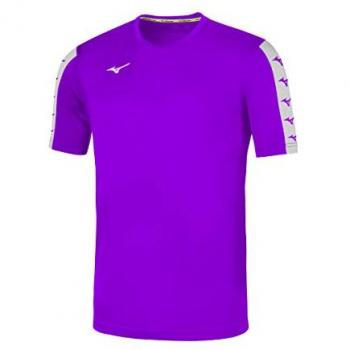 Mizuno Nara Kids T-Shirt - Purple, Unisex, Size 12 Years
