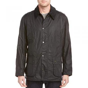 Barbour Men's Ashby Wax Jacket - Navy, Size Medium