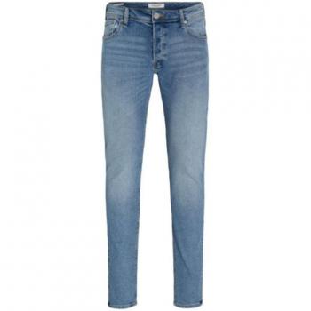Vaquero Jack & Jones Hombre Glenn 030 Tejido de Sarga Resistente Blue Denim Original