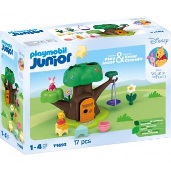Playmobil Junior Disney: Winnie the Pooh & Piglet Tree House Building Set (71693)