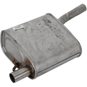 Silenciador trasero 4MAX 0219-01-08574 y 4MAX 0219-01-08574P, compatible con vehículos de diversas marcas, fabricado en acero inoxidable, diseño optimizado para reducción de ruido