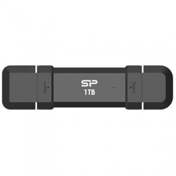 Silicon Power DS72 USB 1 TB SSD Portátil USB Type-A / Type-C 3.2 Gen 2 Negro