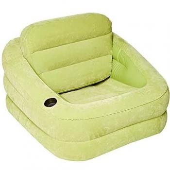 Intex 68586 Sillón Accent, PVC, Verde, 97 x 107 x 71 cm