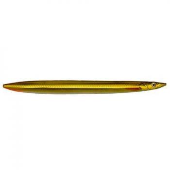 Cebo para truchas marinas Savage Gear Line Thru Sandeel, indicadores de truchas marinas, tapones para truchas marinas., Motor Oil UV, 12.5cm - 19g