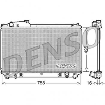 Radiador de refrigeración del motor DENSO DRM51003, tipo: radiador, marca: DENSO, modelo: DRM51003