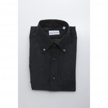 Robert Friedman Black Cotton Shirt - M