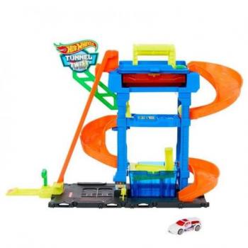 Hot Wheels Color Shifters Autolavado De Túnel En Espiral