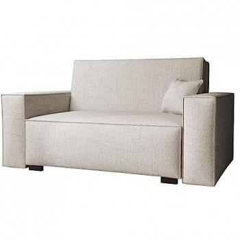 Sofá-cama Columbus 194 con Caja de Ropa de Cama, Neve 3, 152x85x98cm