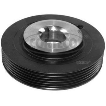Polea de cigüeñal CORTECO 80001726 con damper, compatible con PEUGEOT 406 Berline