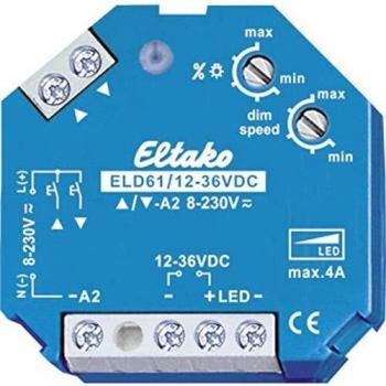 Eltako ELD61/12-36V DC Universal Dimmer, suitable for LED bulbs, flush mounted