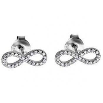pendientes plata infinito