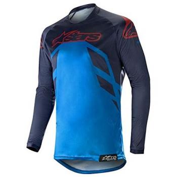 Alpinestars Camiseta De MX 2019 Racer Tech Compass Azuloscuro-Azul