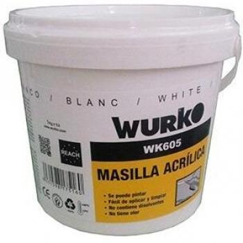 Wurko - Masilla Plástica Blanca 1 Kg