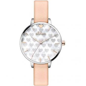 s.Oliver Reloj Analogico para Mujer de Cuarzo con Correa en Cuero SO-3474-LQ