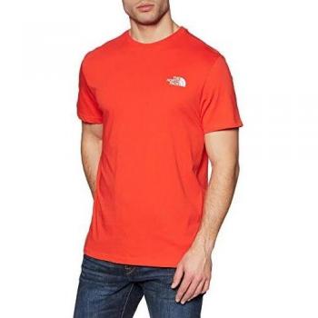The North Face M S/S Simple Dome Te Fiery Red tee, Hombre, L