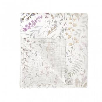 Muselina de Bambú 120x120cm Niza Lila