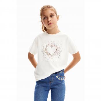 Camiseta Desigual corazón strass