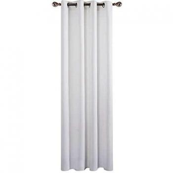 Deconovo Cortinas Salón Dormitorio, Decoración Ventanas para Habitacion Moderna, con Ojales, 1 Pieza, 132x214cm