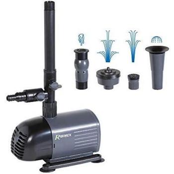 Bomba sumergible de 50W para fuentes y estanques con 4 chorros diferentes