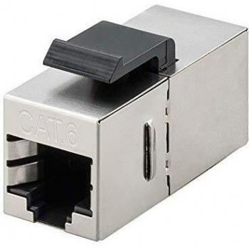 Goobay Keystone Conector RJ45 Cat 6 STP Gris