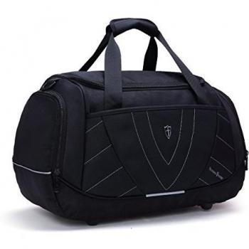 Victoriatourist V7005 Bolsa de Lona Bolsos de Negocio Mochila de Viaje Mochila de Turismo Del Fin de Semana Bolso de Deportes en El Gimnasio, Negro