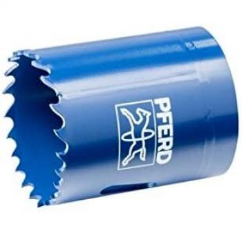 Sierra de perforación HSS Bi-Metal 41 mm para acero, inoxidable, chapa y madera con profundidad de corte de 36 mm