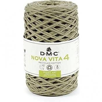 Cuerda para Tejer y Macramé DMC NOVA VITA - Ovillo de 250g, 200m, Agujas 4-6mm, Algodón Reciclado ECO VITA Certificado Oeko-Tex