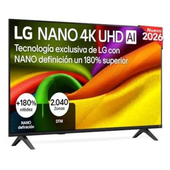 Televisor LG NanoCell 43NU850B6LA - 43 UHD 4K, Smart TV, Procesador Inteligente α7 AI Gen9, HDR10 Pro, WiFi