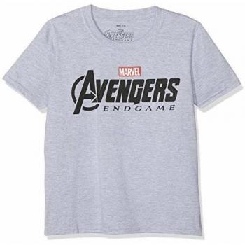 Marvel Avengers Endgame Logo Camiseta, Gris