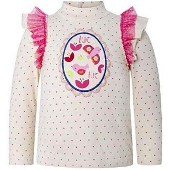 Tuc Tuc Prenda Volantes FÁBULA Camiseta, Blanco