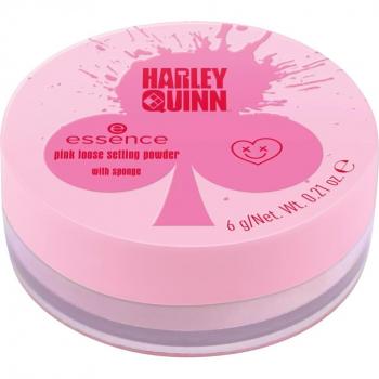 Harley Quinn Polvos Sueltos Fijadores en tono rosa - Essence
