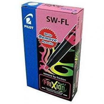 Evidenciador Borrable Frixion Light Rosa - 3,3 mm - Caja de 12 unidades