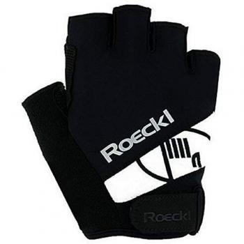 Roeckl Nizza - Guantes para hombre, Evergreen, Niza., Hombre, color negro/blanco, tamaño 7,5