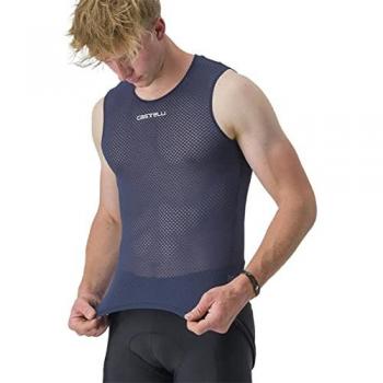 Camiseta Interior Sin Mangas Castelli Pro Mesh 2.0 Azul Oscuro - L
