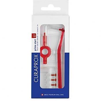 Curaprox CPS Prime 07 Cepillos Interdentales Rojos, 5 unidades