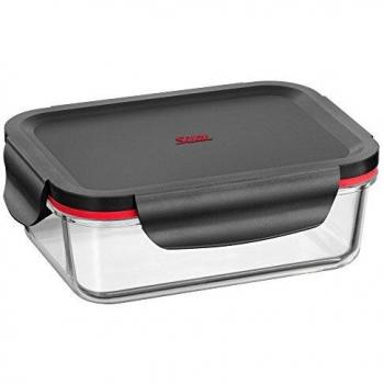 Silit Storio Recipiente Multifuncional, Negro y Rojo