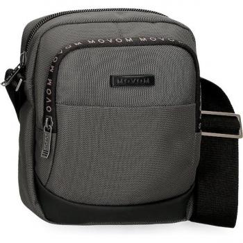 Bandolera Movom Buster dos compartimentos gris