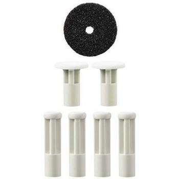 PMD Personal Microderm Replacement Discs - Incluye 4 discos pequeños para la cara, 2 discos grandes para el cuerpo y 1 filtro - Para usar con Classic, Plus, Pro y Man - Pieles Ultra Sensibles/Blanco