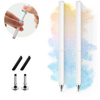 N/P Lápiz capacitivo universal para iPad, de alta sensibilidad y precisión, punta de disco capacitiva para iPhone, iPad, Pro, Samsung, Galaxy, tableta, Kindle, iWatch, Nintendo Switch