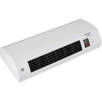 ADLER AD 7714 Calefactor Cerámico de Pared Split, Sensor de Ventanas Abiertas, Temporizador Semanal, Termostato Digital 7-38°C, Función Ventilador, Control Remoto