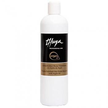 Thuya Quitaesmalte Oleoso Vitaminado 500mL con Aceite de Argán - Removedor de Esmalte Enriquecido con Vitaminas
