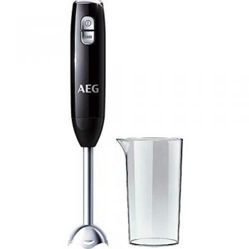 AEG STM3200 Batidora de mano, 600W, 2 velocidades, 85dB, pie de metal, incluye vaso graduado