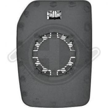 Cristal de espejo retrovisor exterior DIEDERICHS 1454028