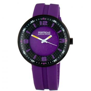 Reloj Analógico Unisex Pertegaz PDS-005-L de Cuarzo con Correa en Caucho (Ø44mm)
