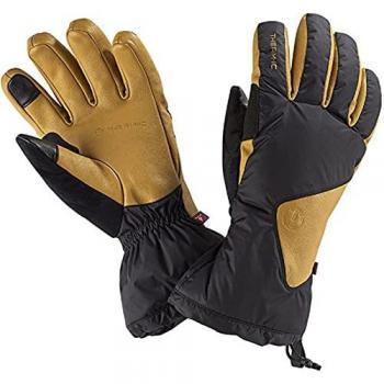 Guantes Térmicos de Esquí Extra Cálidos Unisex 9.5 Negro/Marrón