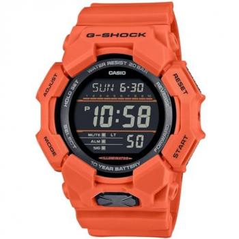 Reloj Digital Hombre Casio G-Shock GD-010-4ER, Cronógrafo, Color Naranja, Calendario Automático, Correa de Resina