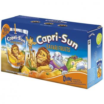 Capri-Sun Safari Fruits - Paquete de 10 zumos de frutas surtidos