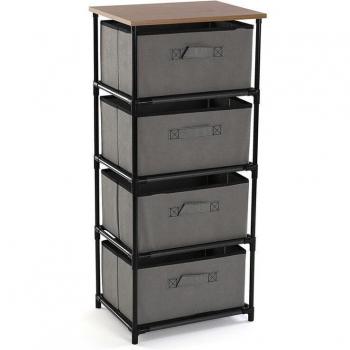 Cajonera Versa 4 cajones gris clara