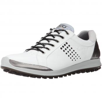 Ecco Men`s Golf Biom Hybrid 2 - Zapatos de golf para hombre, color blanco / negro, talla 43