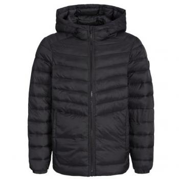 Jack & Jones Junior Puffer Jacket Sprint with Hood - Black - Size 152